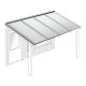 Polycarbonaat kanaalplaten dak transparant compleet, aan muur, breedte tot 4 m x diepte tot 2,5 m