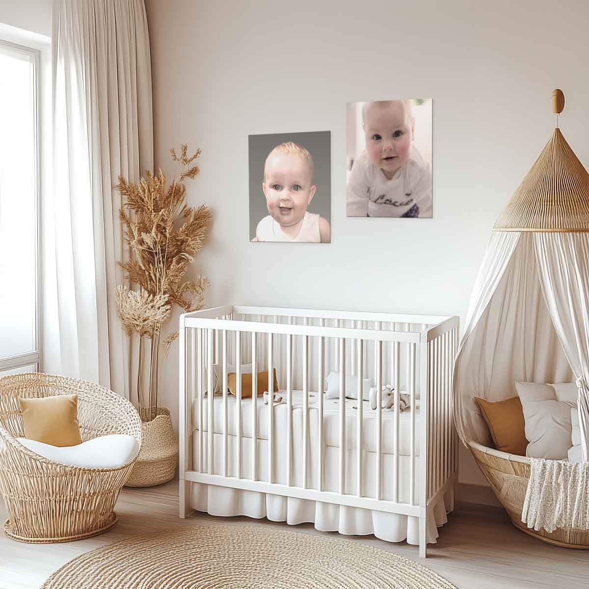 Foto auf Aluminium - Babyfoto auf Aluminium